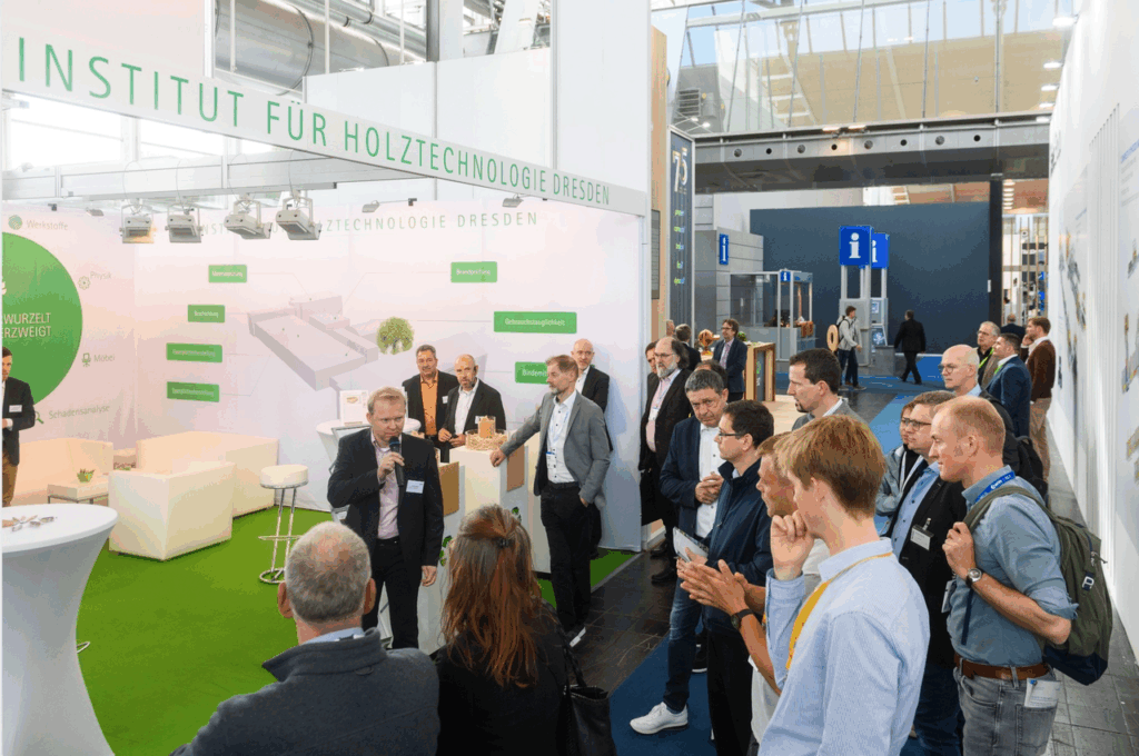 Một gian hàng trong triển lãm LIGNA HANNOVER 2025