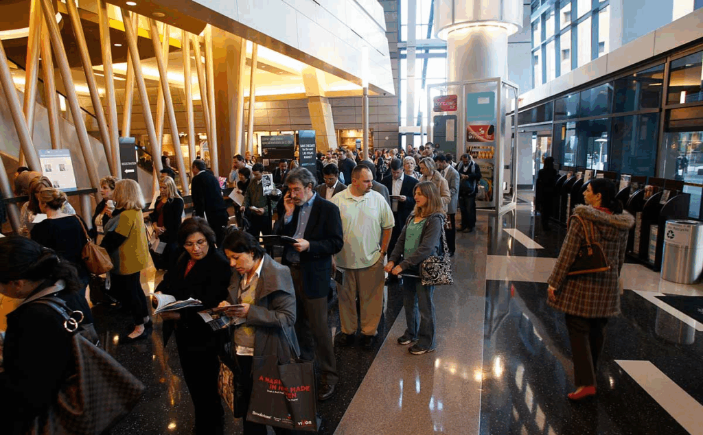 Khu vực checkin vào sự kiện