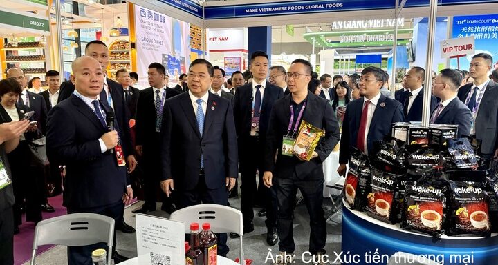Khu gian hàng Việt Nam tại Hội chợ Trung Quốc – ASEAN CAEXPO 2026 ở Nam Ninh