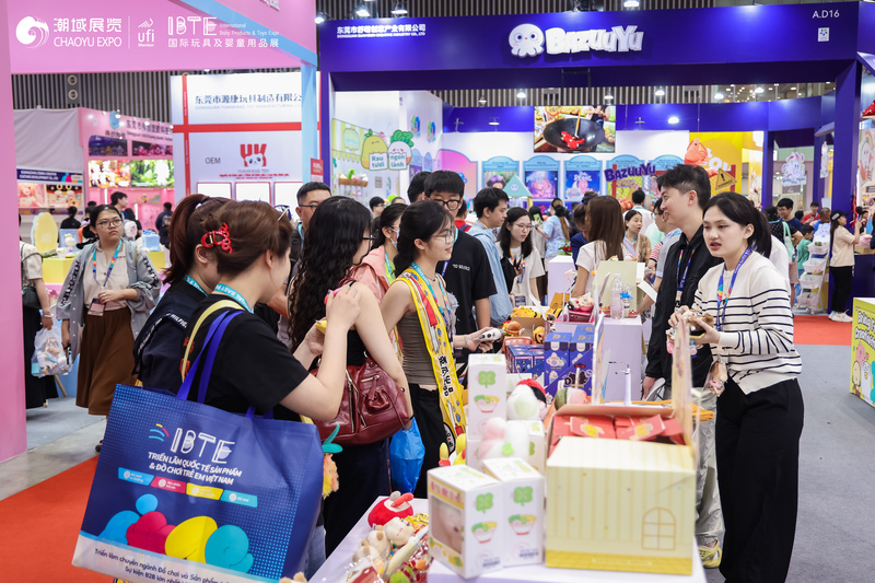 Toy and children's product booths at IBTE Hanoi 2026, Vietnam International Baby Products and Toys Expo