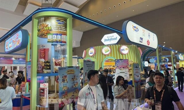 Lễ khai mạc hội chợ SIAL Interfood 2025 tại Jakarta, Indonesia, nơi 23 doanh nghiệp Việt Nam tham gia trưng bày