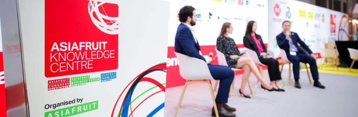 Khu trưng bày và khách tham quan tại Asia Fruit Logistica 2026, AsiaWorld-Expo Hồng Kông