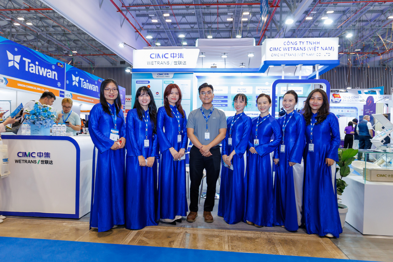 Exhibitor stand of CIMC at the 2026 VILOG and Viet ColdChain exhibition at SECC Ho Chi Minh City