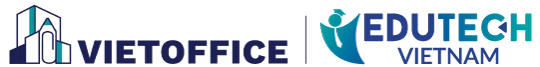 Official combined logo of VietOffice Expo and EduTech Vietnam 2027