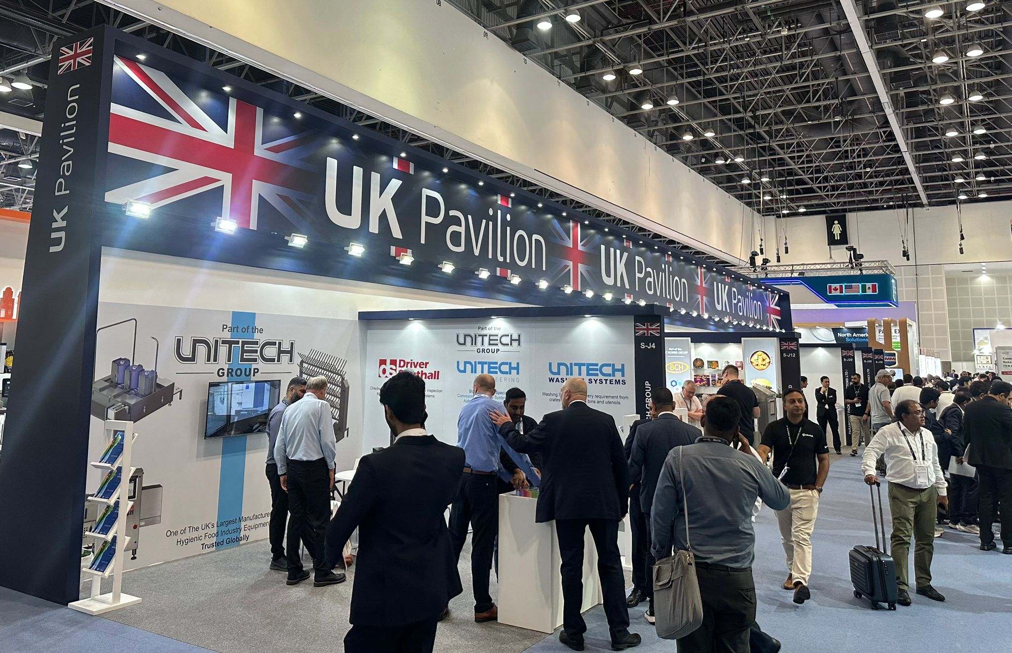 Gian hàng quốc gia Anh Quốc do Automate UK tổ chức tại Gulfood Manufacturing, Dubai