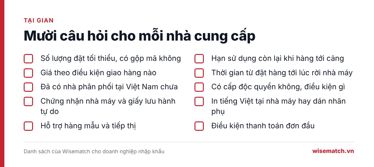 Danh sách mười câu hỏi doanh nghiệp nhập khẩu nên hỏi mỗi nhà cung cấp tại hội chợ Anuga