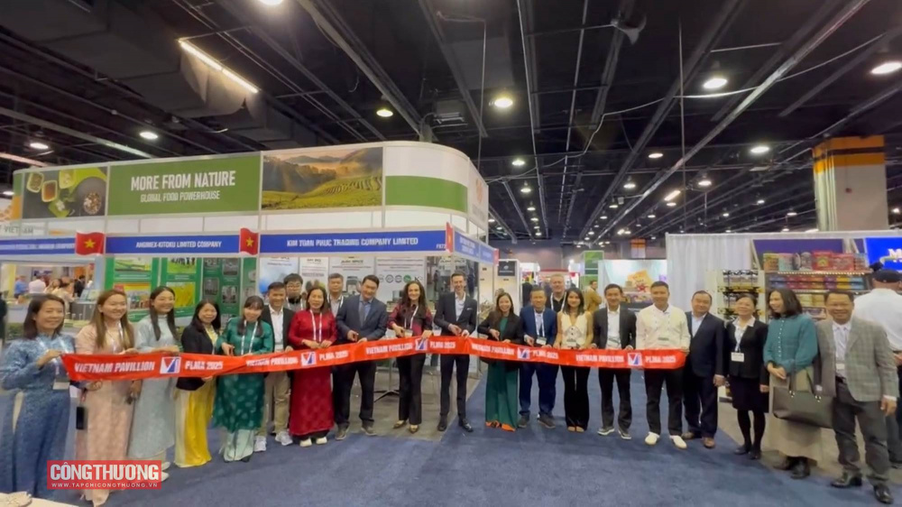 Khu gian hàng Việt Nam tại Private Label Show 2025 ở Chicago, Hoa Kỳ