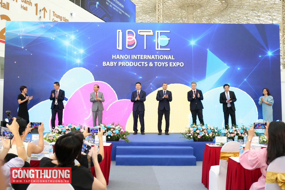 Opening ceremony of IBTE Hanoi 2026, the international baby products and toys expo at the Vietnam Exhibition Center, 18 June 2026