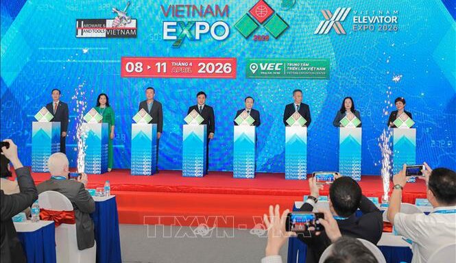 Lễ khai mạc Vietnam Expo 2026, Hội chợ Thương mại Quốc tế Việt Nam lần thứ 35 tại Trung tâm Triển lãm Việt Nam, Hà Nội