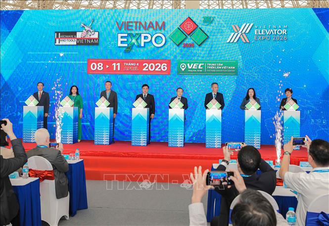 Lễ khai mạc Vietnam Expo 2026, Hội chợ Thương mại Quốc tế Việt Nam lần thứ 35 tại Trung tâm Triển lãm Việt Nam, Hà Nội