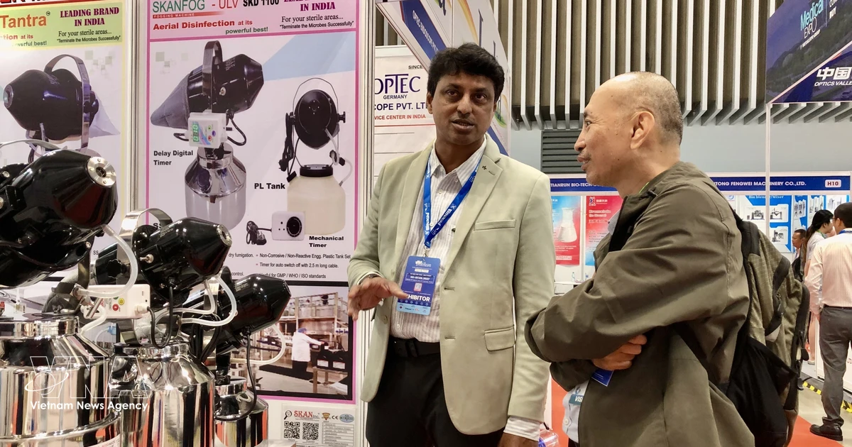 Domestic and international companies at Vietnam Medi-Pharm Expo 2026 in Ho Chi Minh City