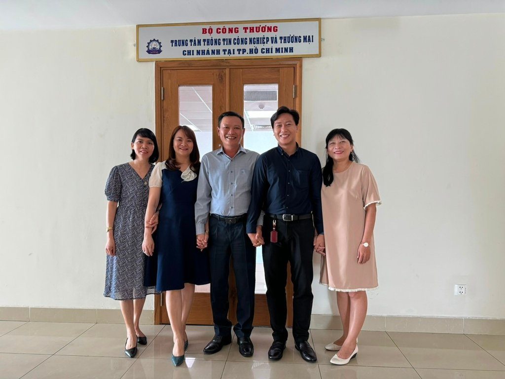 Đội ngũ Wisematch tại Trung tâm Thông tin Công nghiệp và Thương mại, Bộ Công Thương, TP.HCM